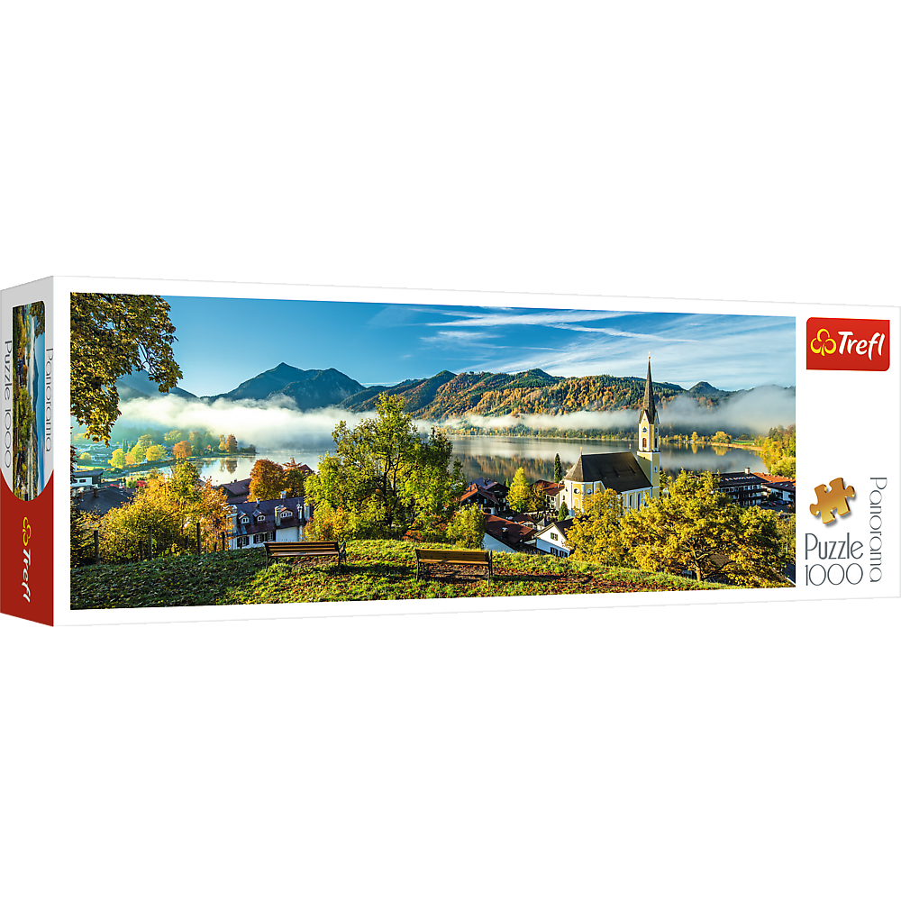 Puzzle 1000 panoramiczne Nad jeziorem Schliersee 29035