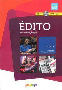 Edito Nouveau B2 Podręcznik + CD i DVD (Zdjęcie 1)