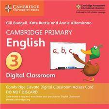 Cambridge Primary English Stage 3 Cambridge Elevate Digital Classroom Access Card (1 Year)