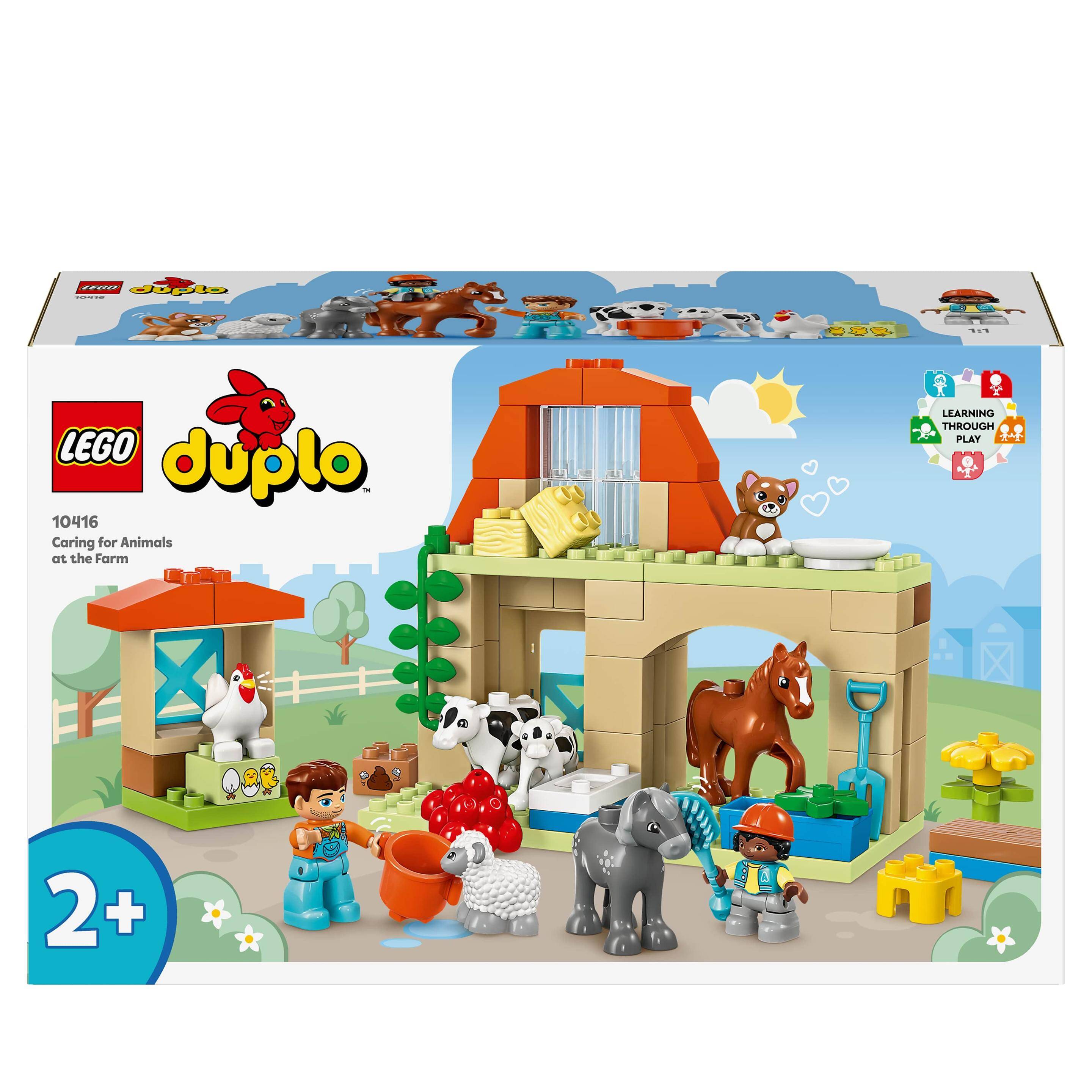 LEGO DUPLO TOWN LG-10416. Opieka nad zwierzętami na farmie p2. 74 elementy.