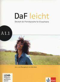 DaF leicht A1.1 Kurs- und Ubungsbuch + DVD- ROM