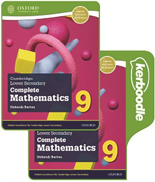 NEW Cambridge Lower Secondary Complete Mathematics 9: Print & Kerboodle Student Book Pack (Second Edition)