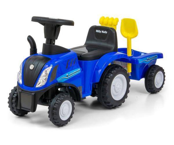 Jeździk Pojazd New Holland T7 Traktor niebieski Milly Mally jeździdełko auto
