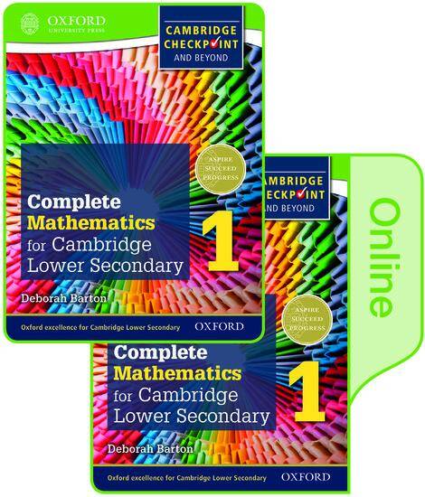 Complete Mathematics for Cambridge Secondary 1: Print & Online Book