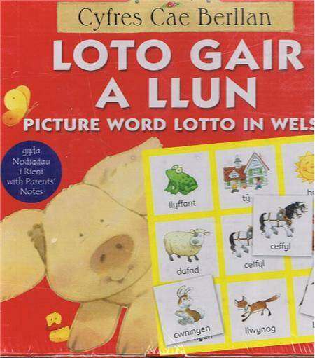 Loto Gair a Llun: Picture Word Lotto in Welsh