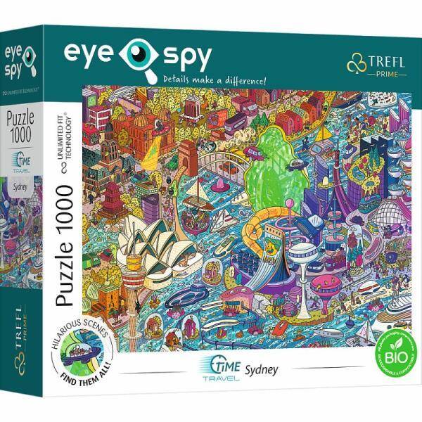 Puzzle 1000el. UFT Eye spy - Time Travel:Sydney, Australia 10751 Trefl