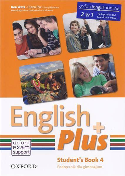 English Plus 4 Student's Book&Online Workbook (Oxford English Online) wersja polska