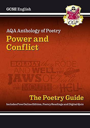 New GCSE English AQA Poetry Guide - Power & Conflict Anthology inc. Online Edition, Audio & Quizzes