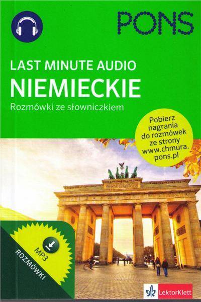 Pons. Rozmówki Last Minute Audio. Niemieckie