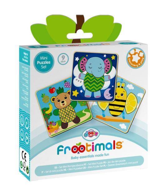 Puzzle drewniane mini Frootimals FT00029 Kids Euroswan