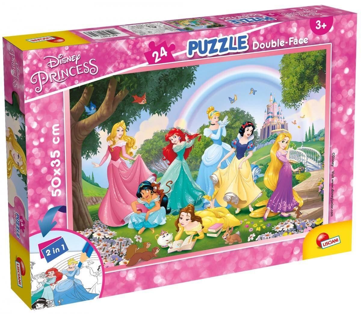 Puzzle 24 plus double-face Princess 304-73993
