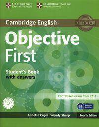Objective First 4E Student's Book with answers + CD ROM 2015