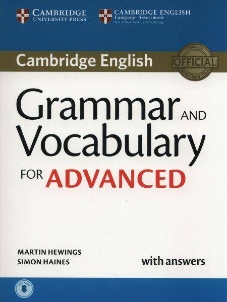Grammar and Vocabulary for Advanced SB with key + CD