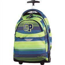 Plecak młodzieżowy na kółkach zielono-niebieski RAPID- Cool Pack