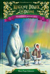 Magiczny domek na drzewie Niedźwiedzie polarne nocą