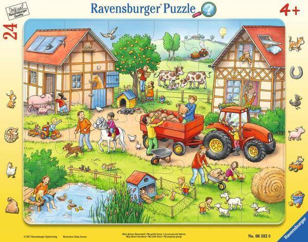 Puzzle ramkowe 24el Moja mała farma 065820 RAVENSBURGER p40