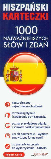 Hiszpański Karteczki 1000 najważniejszych słów i zdań
