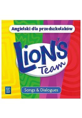 Lion's Team Język angielski dla przedszkolaków  4 CD Audio Songs & Dialogues