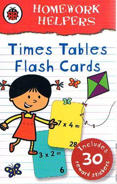 Homework Helpers Times Table Flash Cards