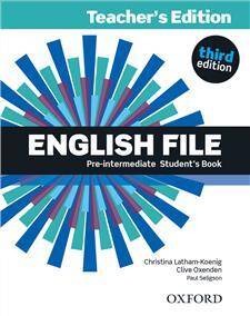 English File Third Edition Pre-intermediate Student's e-book, Teacher's Edition