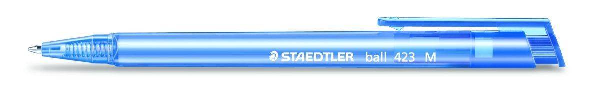 Paczka Długopis jednorazowy trójkątny M niebieski Staedtler 8 szt.
