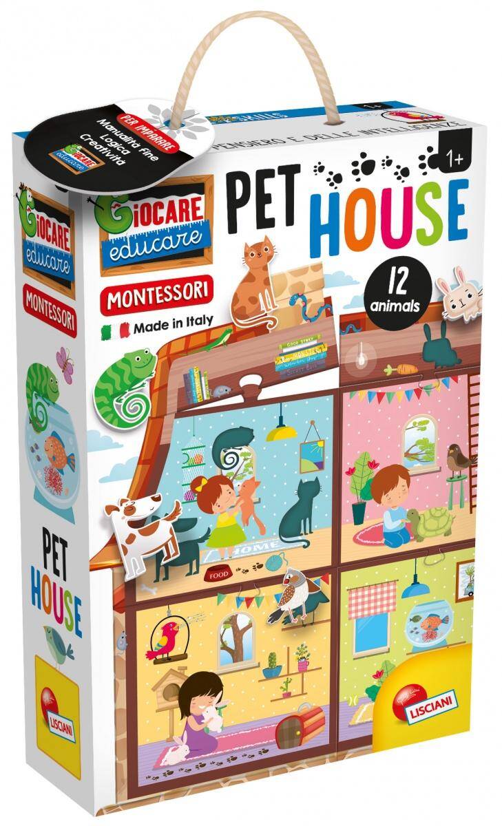 Zabawa edukacja Zwierzęta domowe Montessori 304-80120