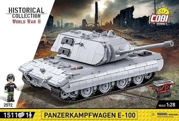 COBI 2572 Historical Collection WWII Panzerkampfwagen E-100 1511 klocków