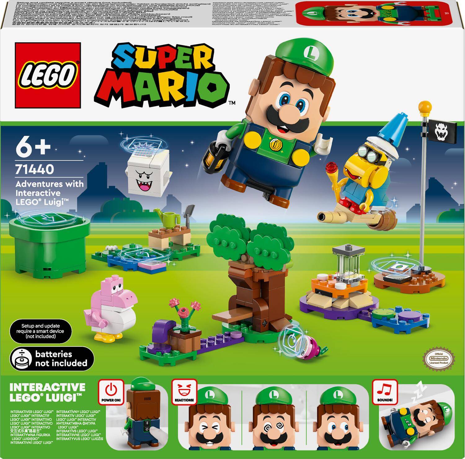 LEGO® SUPER MARIO Przygody z figurką Luigi 71440 (210 elementów)