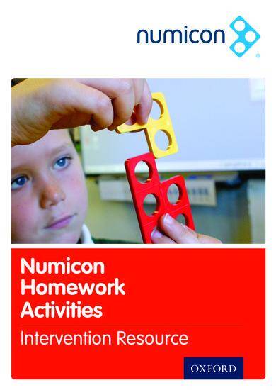 Numicon - Key Stage 1 Homework Activities Intervention Resource