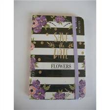 Notes A6-3 Save the Date - Flowers