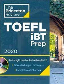 Princeton Reviw TOEFL IBT Prep with Audio CD 2020