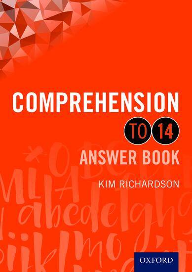 Comprehension to 14: Answer Book