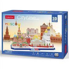 Puzzle 3D City Line Moscow 107 elementów