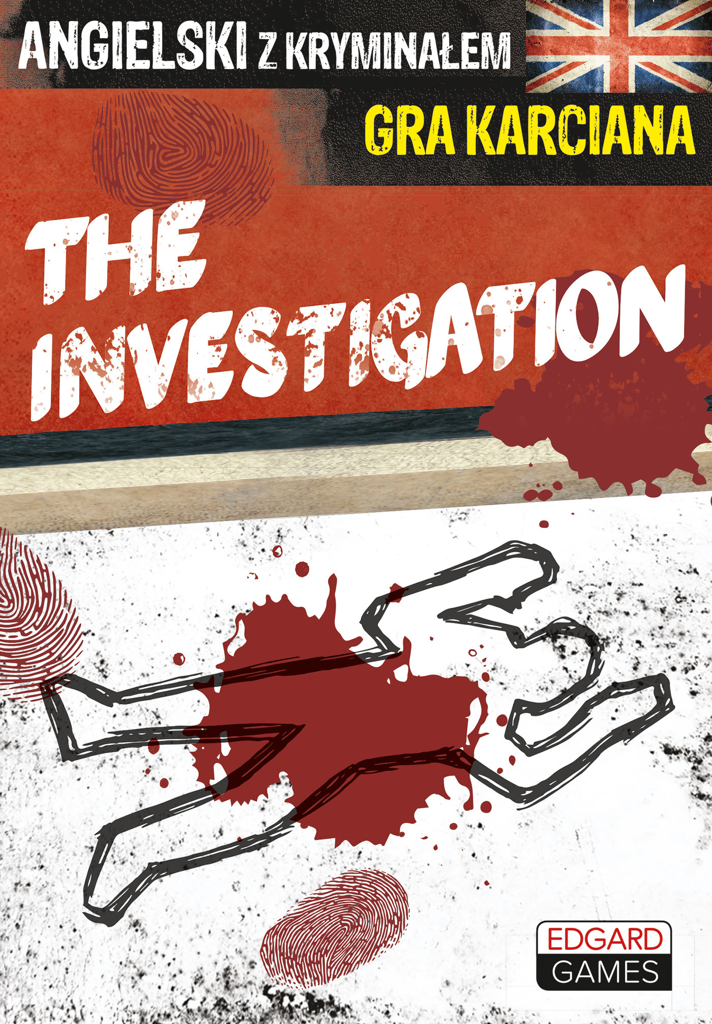 The Investigation Kryminalna gra karciana do nauki angielskiego Edgard Games