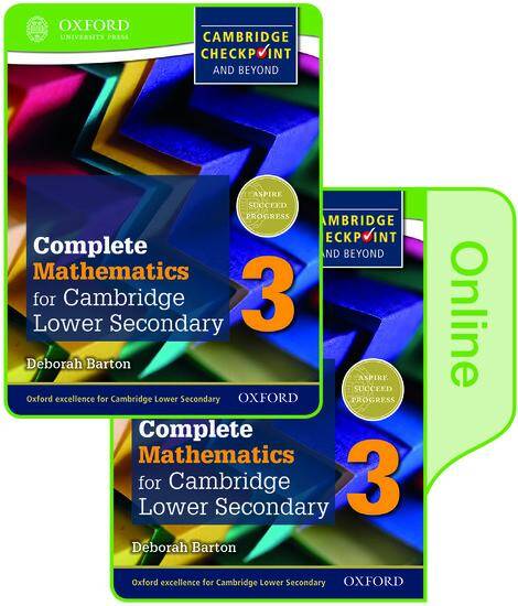 Complete Mathematics for Cambridge Secondary 3: Print & Online Book