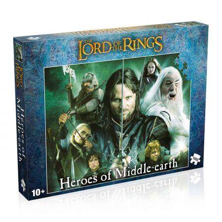 Puzzle 1000el Władca Pierścieni Lord of the rings Heroes of Middlearth