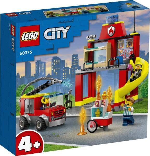 LEGO® 60375 CITY Remiza strażacka i wóz strażacki p3