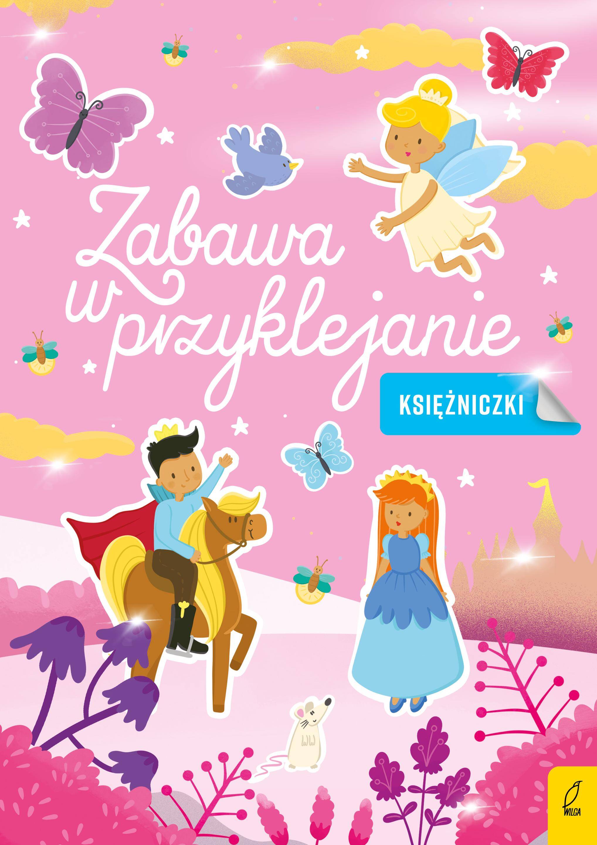 Księżniczki. Zabawa w przyklejanie