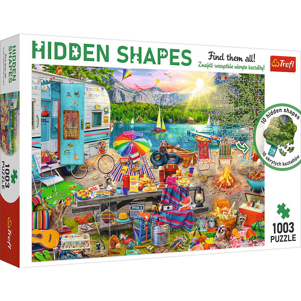 Puzzle 1003 Hidden Shapes Wycieczka kamperem 10677