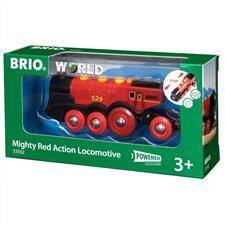 BRIO Lokomotywa klasyczna czerwona p6 33592 (drewniane)