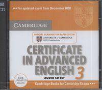 Cambridge Certificate in Advanced English 3 for Updated Exam Audio CDs (2)