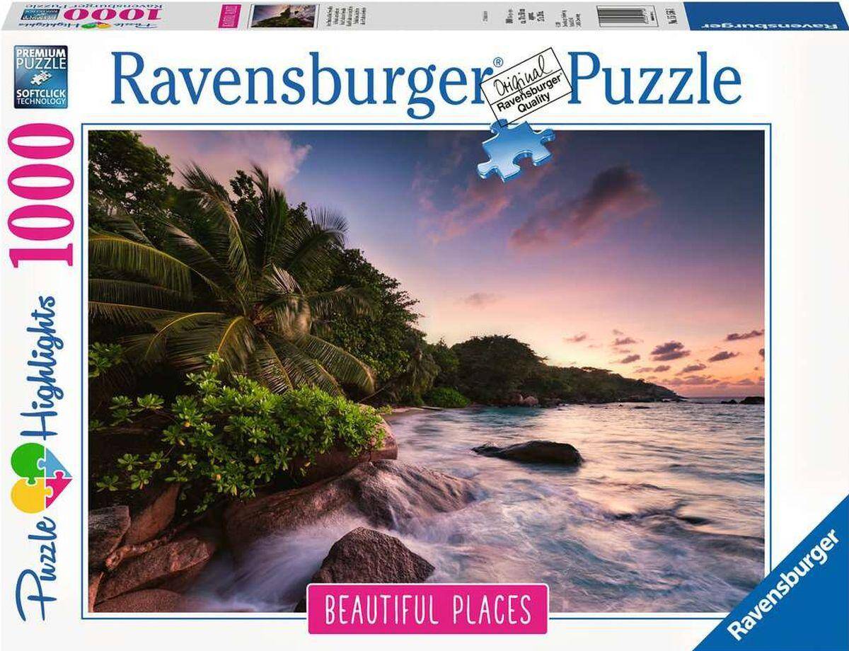 Puzzle 2D 1000 Wyspa Praslin Seszele 15156