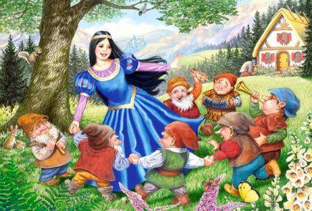 Puzzle 40 el. Snow White and the Seven Dwarfs Maxi B-040049