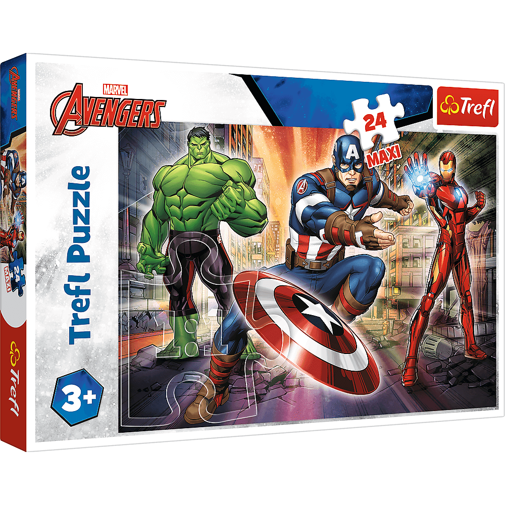 Puzzle 24 maxi W świecie Avengersów 14321