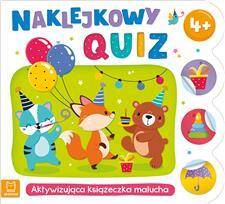 Naklejkowy quiz 4+. Aktywizująca książeczka malucha