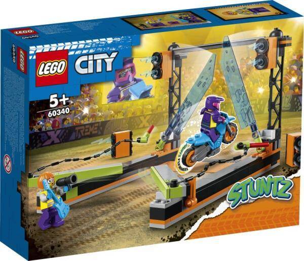 LEGO CITY Wyzwanie kaskaderskie: ostrze 60340 (154 el.) 5+