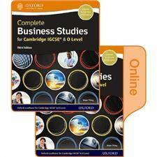 Complete Business Studies for Cambridge IGCSE & O Level: Print & Online Student Book Pack (Third Edition)