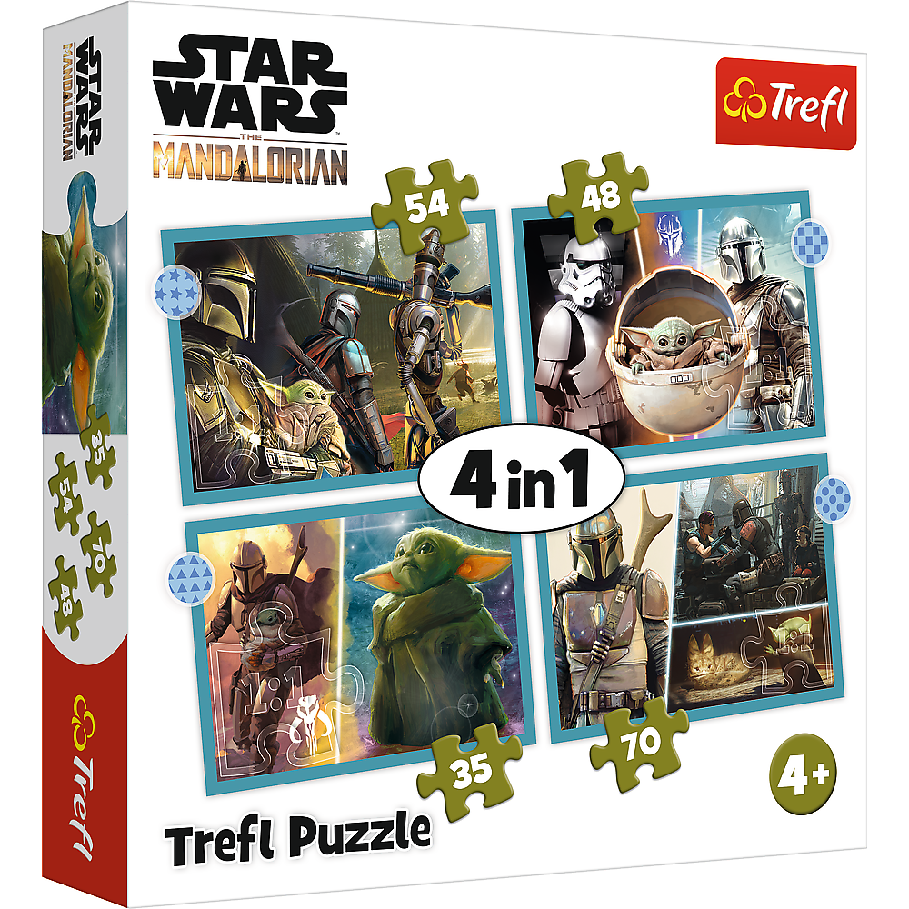 Puzzle 4w1 (35,48,54,70) Mandalorian Star Wars 34397