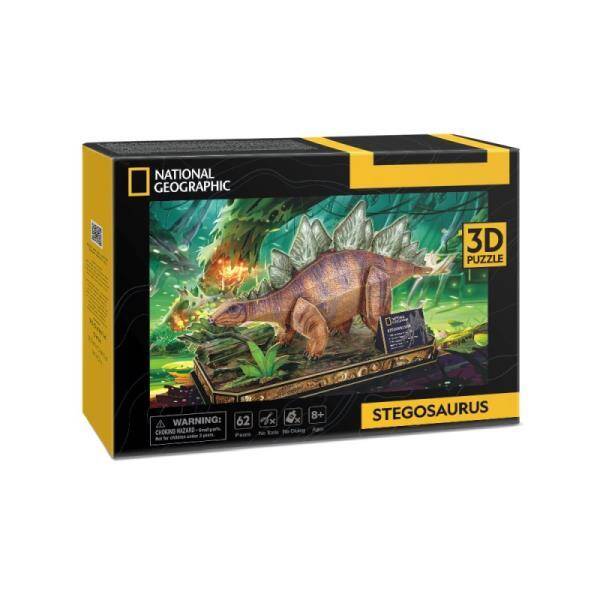 Puzzle 3D Stegozaur National Geographic DS1054 Cubic Fun