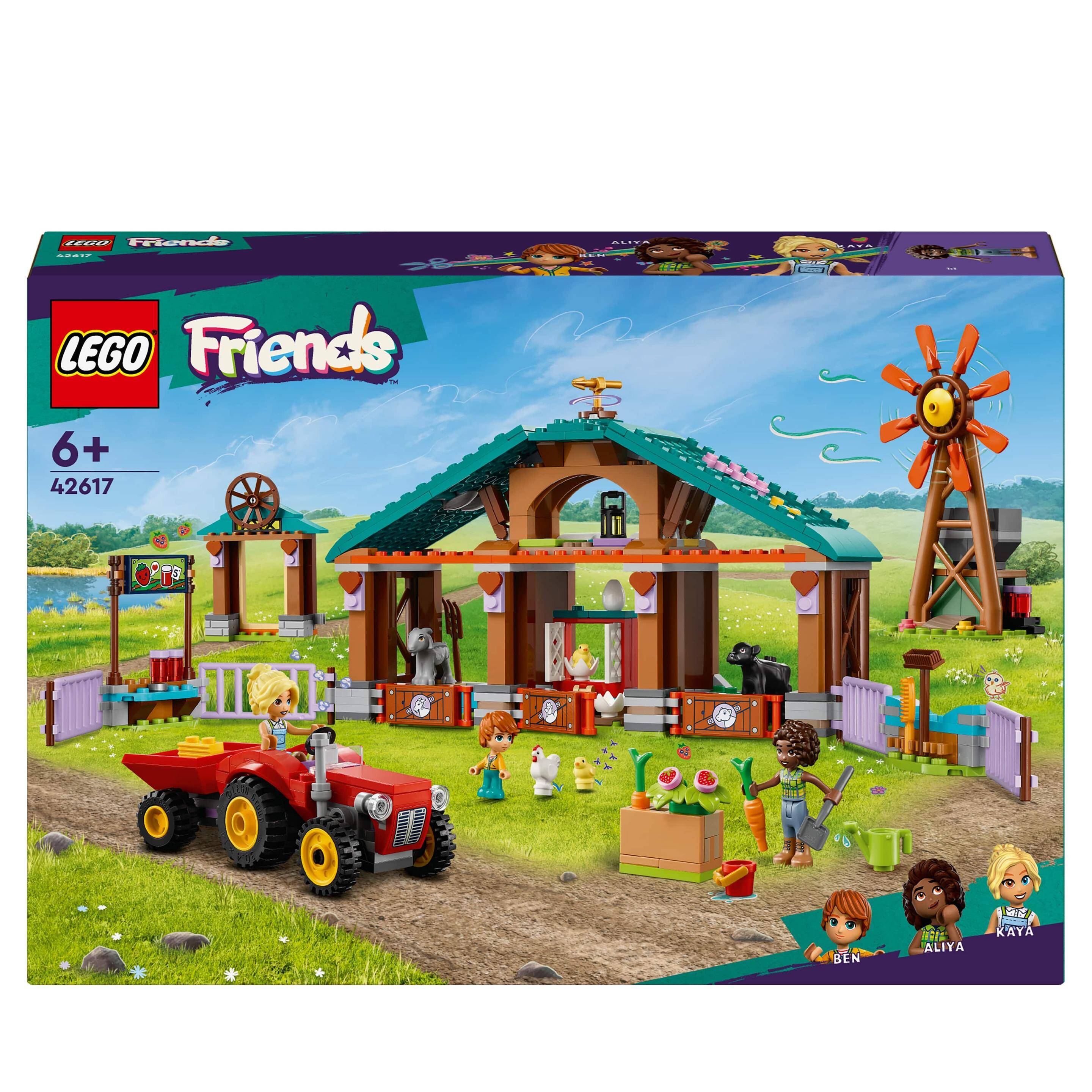 LEGO 42617 FRIENDS Rezerwat zwierząt gospodarskich p4. 489 elemenetów.